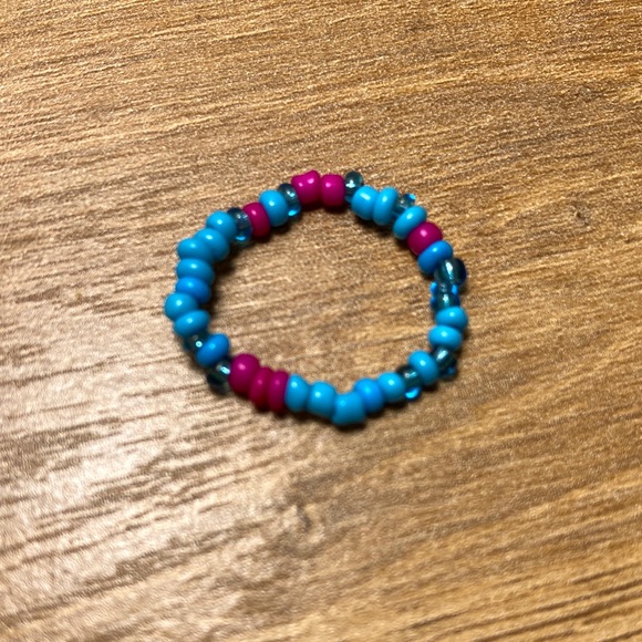 Resin and Beaded Ring Set - Picture 4 of 4